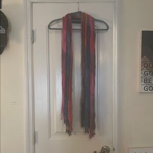 Colorful Multi-Striped Scarf